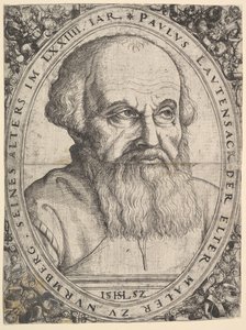 Porträt von Paulus Lautensack dem Älteren, 1552 von Hans Sebald Lautensack