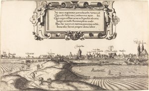 Ansicht von Nürnberg von Osten [linker Abschnitt], 1552 von Hans Sebald Lautensack