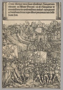 Ungarische Kampagne, Tafel 14 aus Historische Szenen aus dem Leben von Kaiser Maximilian I. vom Triumphbogen