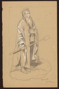 Allegorie des Januars von Hans Thoma