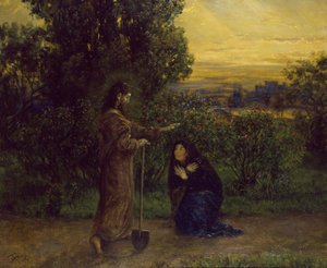 Christus erscheint Maria Magdalena von Hans Thoma