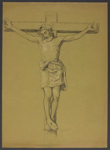 Christus am Kreuz von Hans Thoma