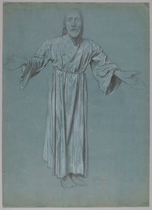 Christus mit ausgebreiteten Armen (recto und verso)