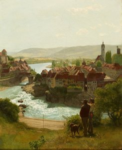 Der Rhein bei Laufenburg von Hans Thoma