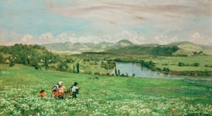 Der Rhein bei Säckingen von Hans Thoma