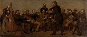 Ländliche Musikkapelle von Hans Thoma