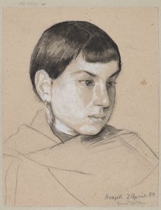 Neapolitanisches Mädchen von Hans Thoma