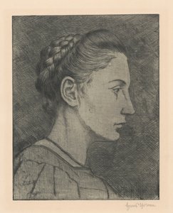 Porträt Bettina von Arnim von Hans Thoma
