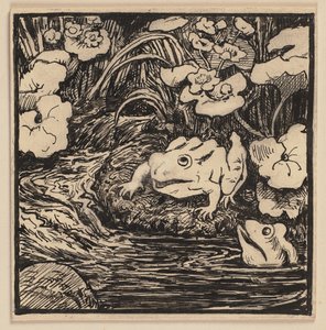 Zeichnung zur Fibel: Quelle von Hans Thoma