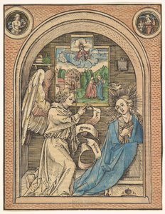 Die Verkündigung, spätes 15. - frühes 16. Jahrhundert von Hans Wechtlin the Elder