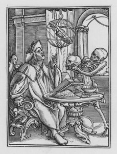 Holbeins Totentanz: Der Astrologe von Hans after Holbein the Younger
