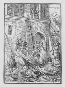 Holbeins Totentanz: Der Bettler von Hans after Holbein the Younger