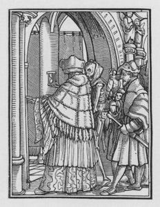 Holbeins Totentanz: Der Kanoniker von Hans after Holbein the Younger