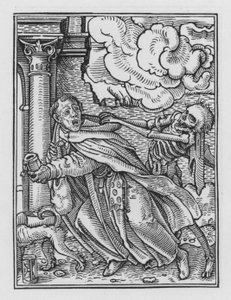 Holbeins Totentanz: Der Bettelmönch von Hans after Holbein the Younger