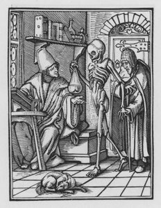 Holbeins Totentanz: Der Arzt von Hans after Holbein the Younger