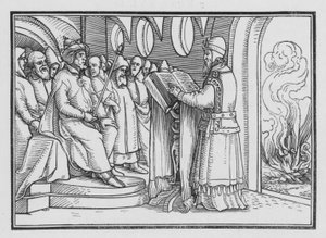 Josia zerstört den Götzendienst, 2 Könige XXIII, 2 von Hans after Holbein the Younger