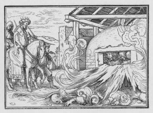 Schadrach, Meschach und Abed-Nego werden ins Feuer geworfen, Daniel III, 23