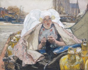 Die Milchmagd von Dordrecht, ca. 1900