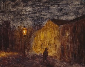 Die Laterne 1894 von Harald Oscar Sohlberg