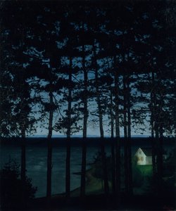 Fischerhütte von Harald Sohlberg