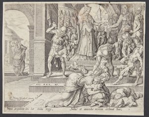 Athaliah zerstört die königliche Nachkommenschaft von Harmen Jansz. Muller