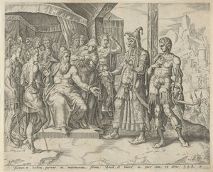 Chamor und Sichem bitten Jakob um Dinas Hand von Harmen Jansz Muller