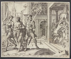Dinah von Simeon und Levi nach Hause gebracht