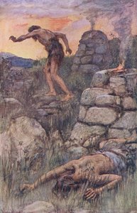 Kain und Abel, Illustration aus Bilder, die lehren Die Kronenserie, 1920