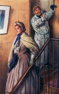Illustration für Good Wives von Louisa M. Alcott von Harold Copping