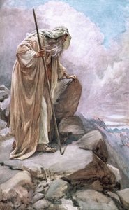 Moses auf Pisgah von Harold Copping