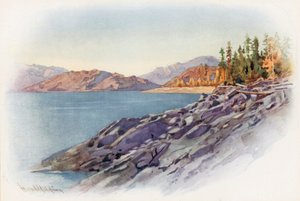 Am Kootenay-See von Harold Copping