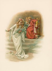 Ophelia, wahnsinnig von Harold Copping