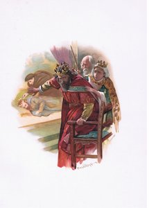 Königin Gertrude, Illustration aus Hamlet
