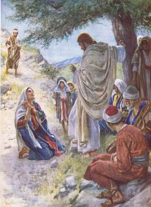 Der Glaube von Martha, Illustration aus Bilder, die lehren Die Kronenserie, 1920