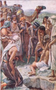 Der Verkauf von Joseph, Illustration aus Bilder, die lehren Die Kronenserie, 1920