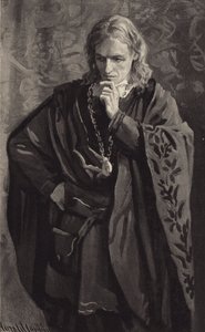 Dieser junge Prinz war von tiefer Melancholie überschattet von Harold Copping
