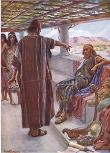 Du bist der Mann, Illustration aus Bilder, die lehren Die Kronenserie, 1920 von Harold Copping