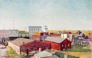 Wie eine Prärie-Stadt aussieht, eine Ecke von Lloydminster