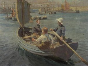 Segeln im Hafen von Newlyn