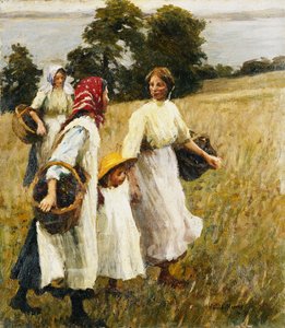 Die Brombeerernte, ca. 1908