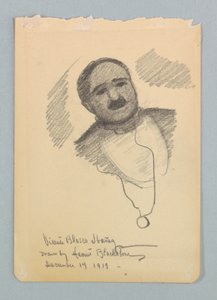 Studie für ein Porträt, Vicente Blasco Ibáñez