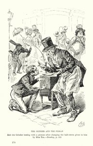 Illustration für Dombey und Sohn von Charles Dickens von Harry (after) Furniss