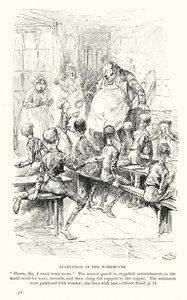 Illustration für Oliver Twist von Charles Dickens von Harry (after) Furniss