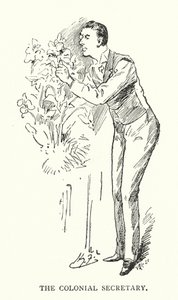 Der Kolonialsekretär von Harry (after) Furniss
