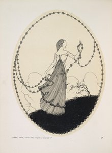 April. "April, April, lache dein mädchenhaftes Lachen!" von Harry Clarke