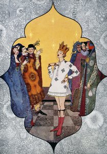Des Kaisers neue Kleider, Märchen von Hans Christian Andersen (1805-1875), Illustration von Harry Clarke (1890-1931) von Harry Clarke
