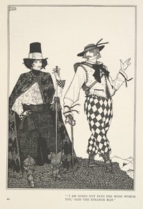Der Reisegefährte. "Ich gehe auch in die weite Welt hinaus," sagte der seltsame Mann.