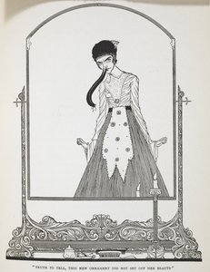 "Wahrlich, dieser neue Schmuck hob ihre Schönheit nicht hervor." Illustration zur Geschichte 