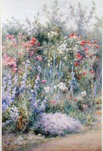 Ecke eines Sommergartens von Harry E. James