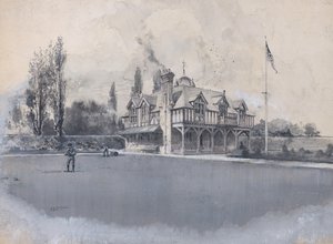 Der Athletik-Club in Bowling Green, ca. 1900 von Harry Fenn